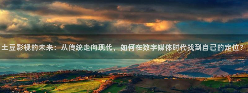 金牌影视下载app：土豆影视的未来：从传统走向现代，如何在数字媒体时代找到自己的定位？